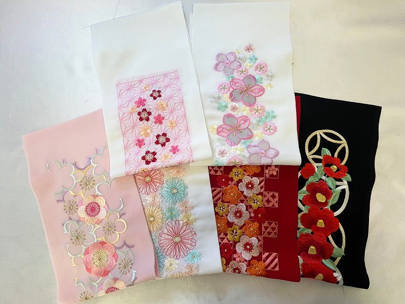 半衿の付け替え